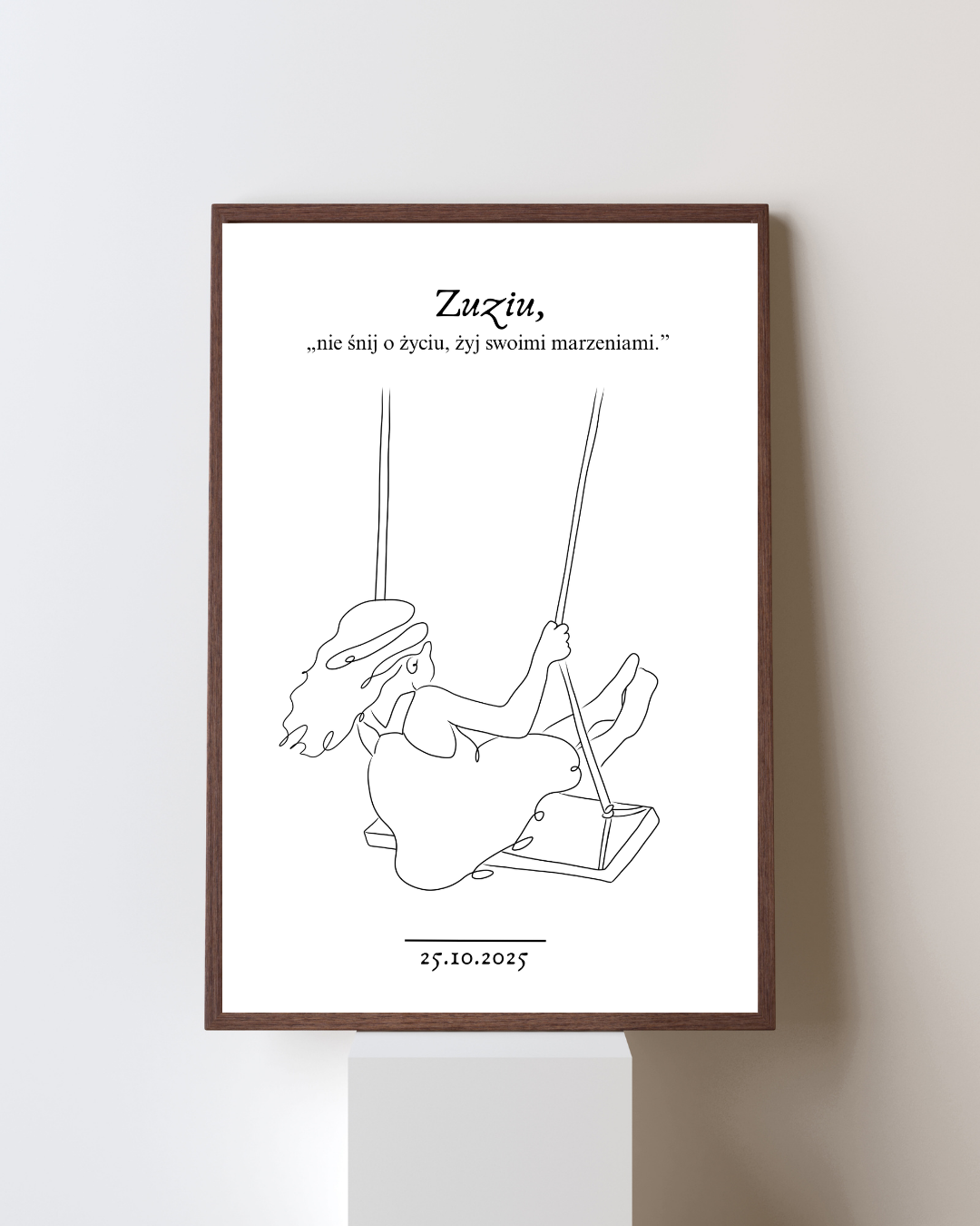 Plakat personalizowany dla dziewczynki - obrazek 2